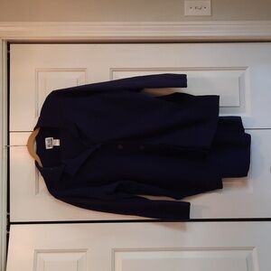 Michael Simon NAVY Wool Sweater & Pants Lounge Set
